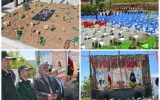 بازدید مسئولین شهرستانی از مراحل آماده سازی فضای یادواره ۶۸ شهید شهرستان رومشکان