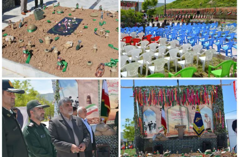 بازدید مسئولین شهرستانی از مراحل آماده سازی فضای یادواره ۶۸ شهید شهرستان رومشکان